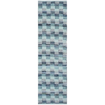 Safavieh Montauk Runner RugTurquoise & Multicolor 2 ft.-3 in. x 8 ft. MTK121C-28